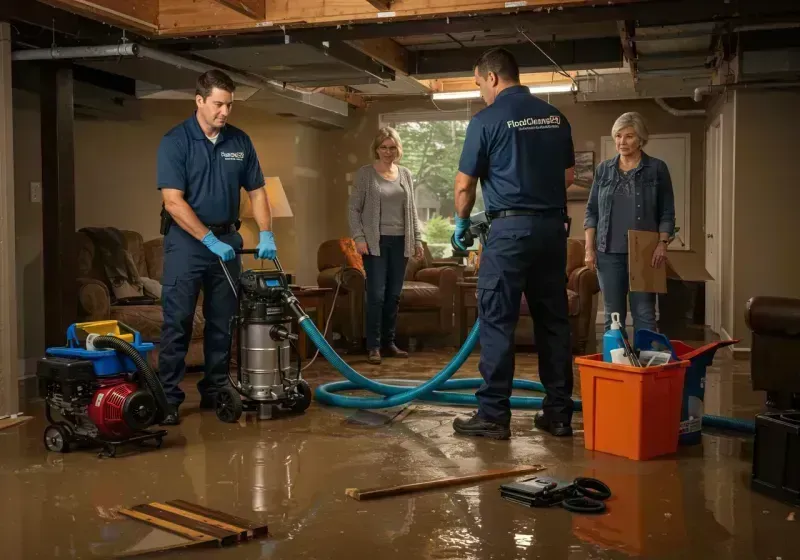 Basement Water Extraction and Removal Techniques process in Rockford, OH