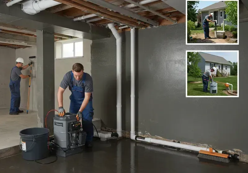 Basement Waterproofing and Flood Prevention process in Rockford, OH